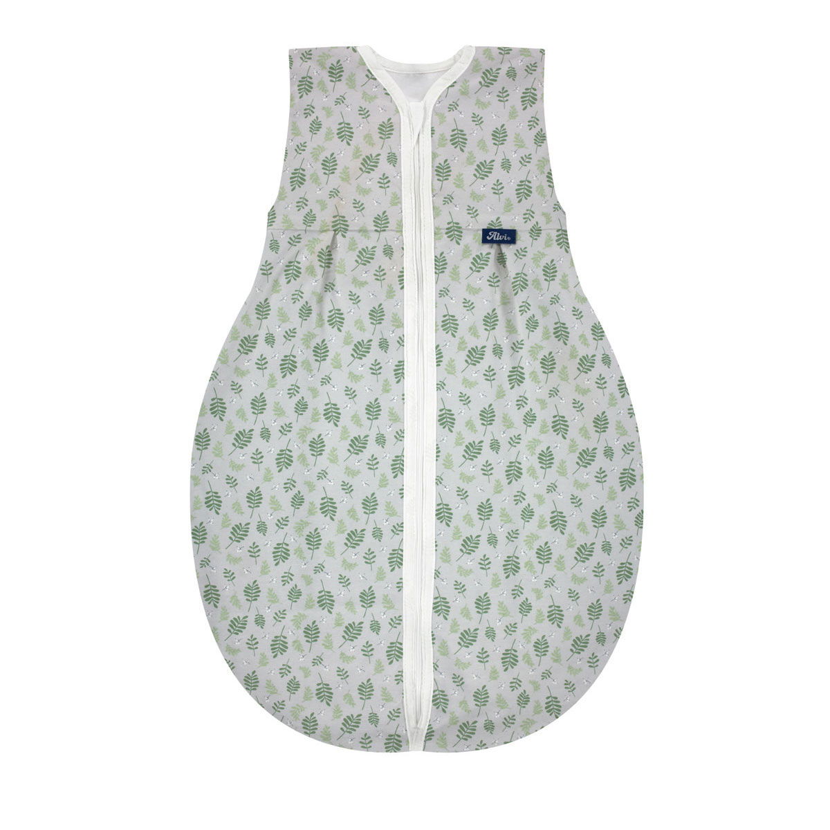 Alvi Kugelschlafsack Molton BIO-Baumwolle Drifting Leaves - Größe 70-110 cm wählbar