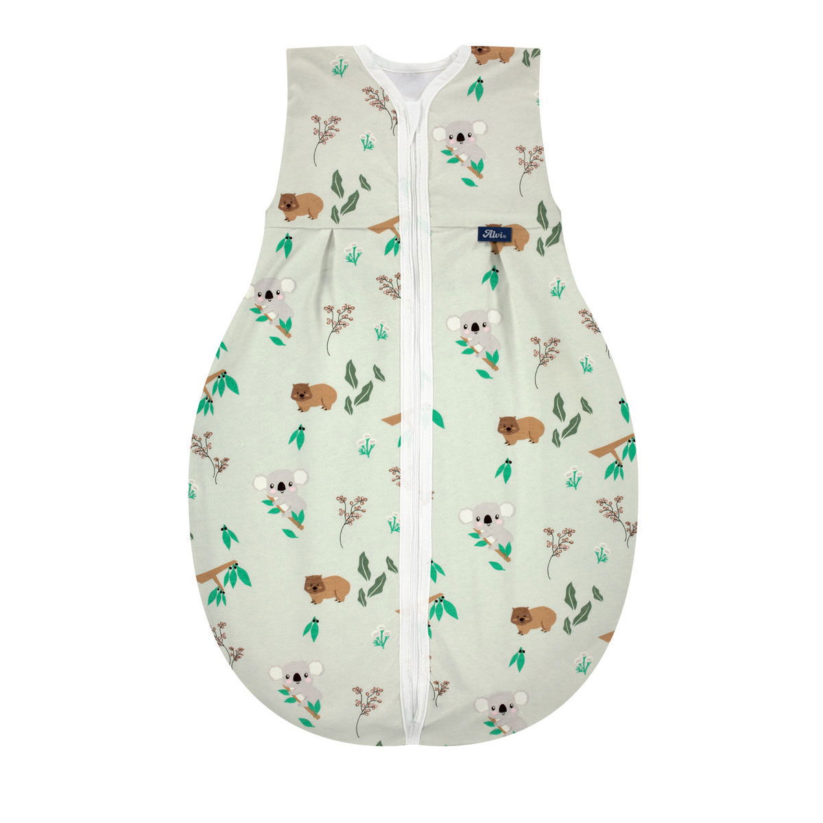 Alvi Kugelschlafsack Molton BIO-Baumwolle Koalas World - Größe 70-110 cm wählbar