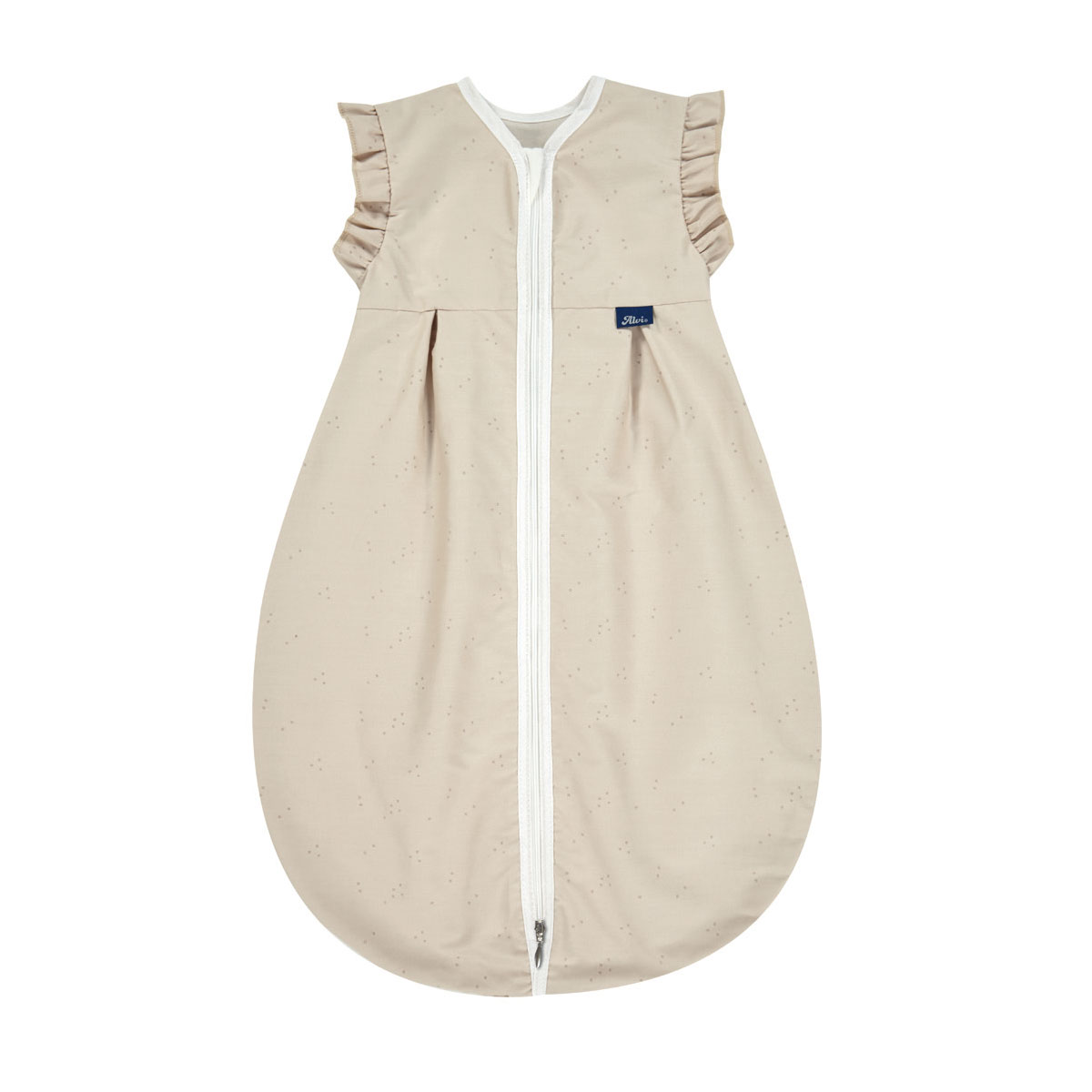 Alvi Kugelschlafsack Mäxchen light BIO-Baumwolle Volant - Größe 70-110 cm wählbar