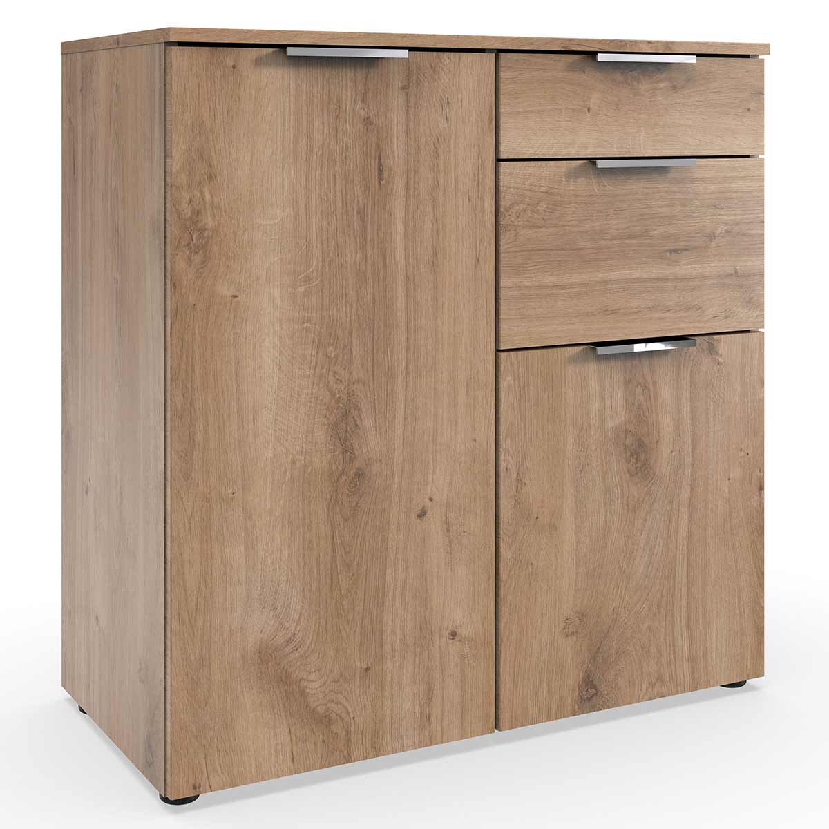 Wimex level36 A Kombikommode 1T 3S Plankeneiche Dekor