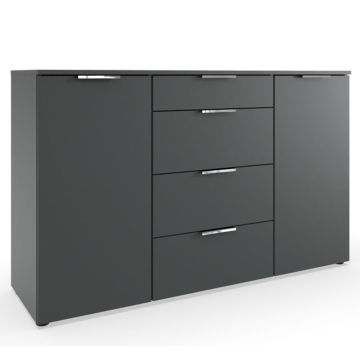 Wimex level36 A Kombikommode 2T 4S Graphit