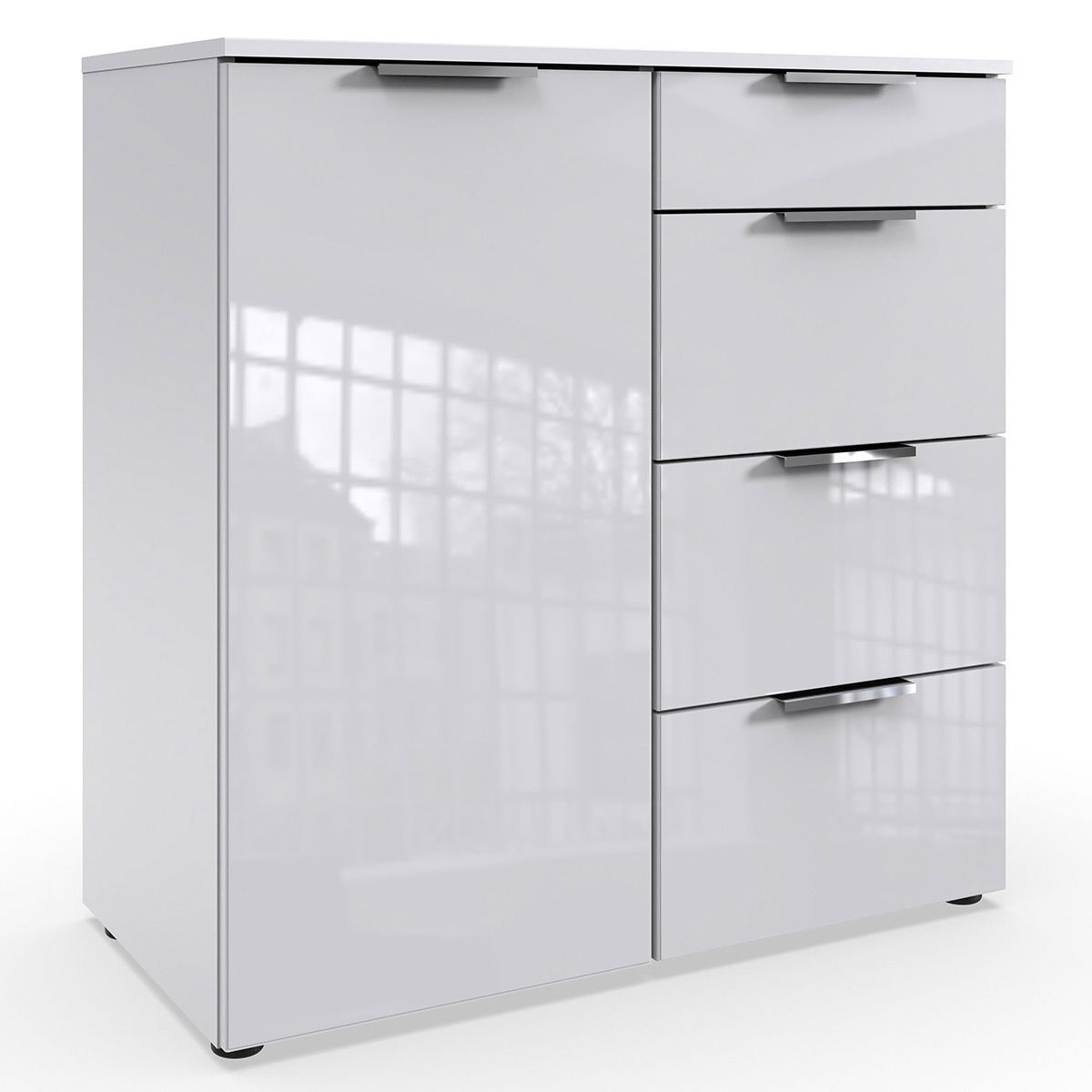 Wimex level36 C Kombikommode 1T 4S Weiß