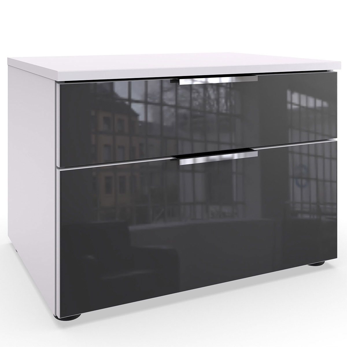 Wimex level36 C Schubkastenkommode 54 cm 2S Grey/Weiß