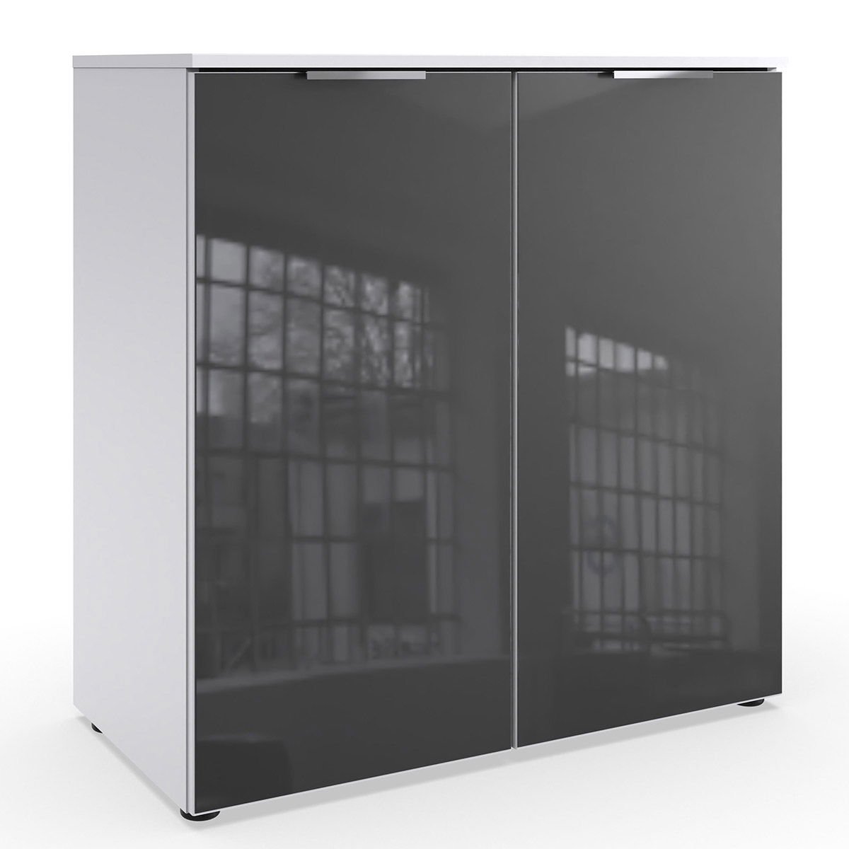 Wimex level36 C Kommode 2T Grey/Weiß