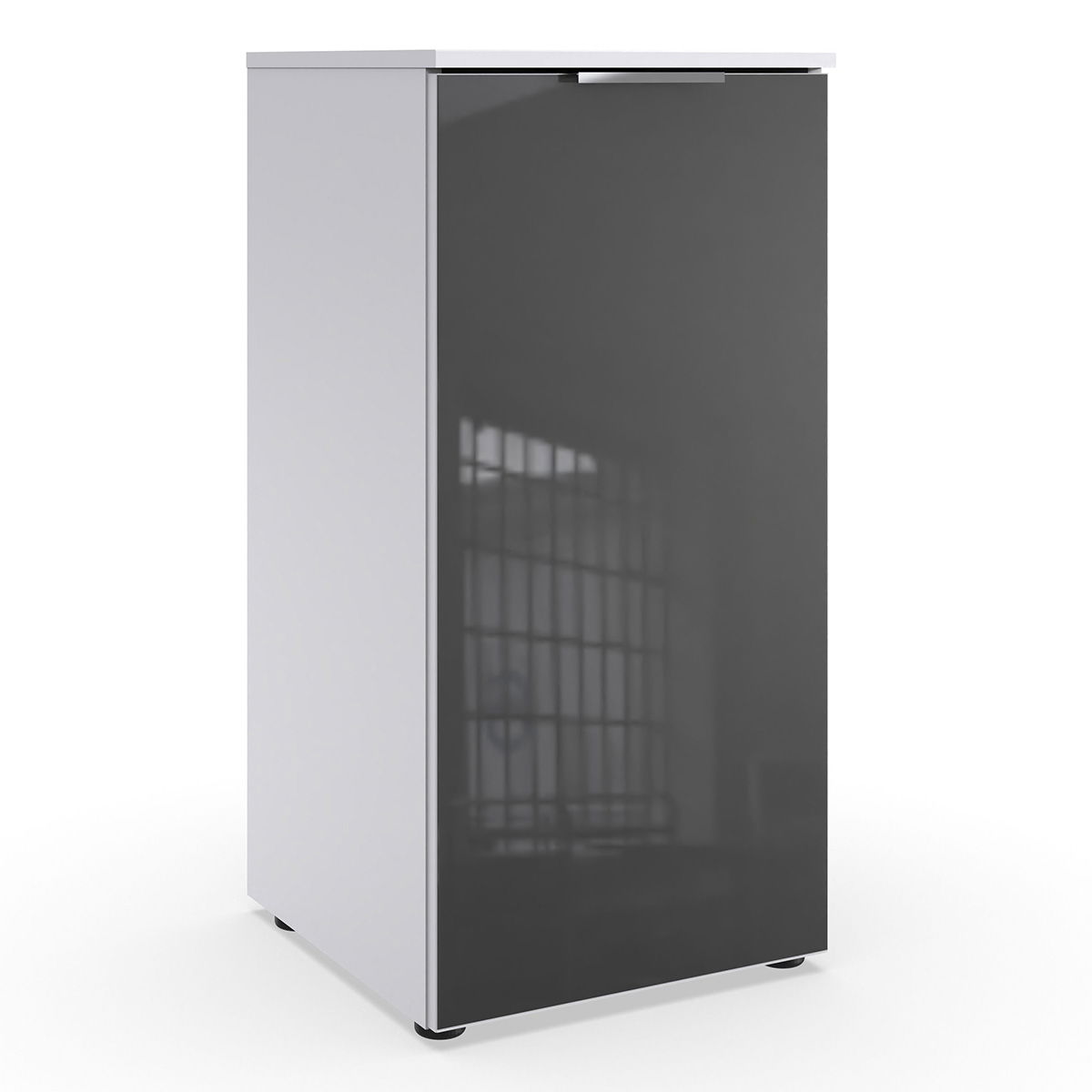 Wimex level36 C Kommode 1T Grey/Weiß
