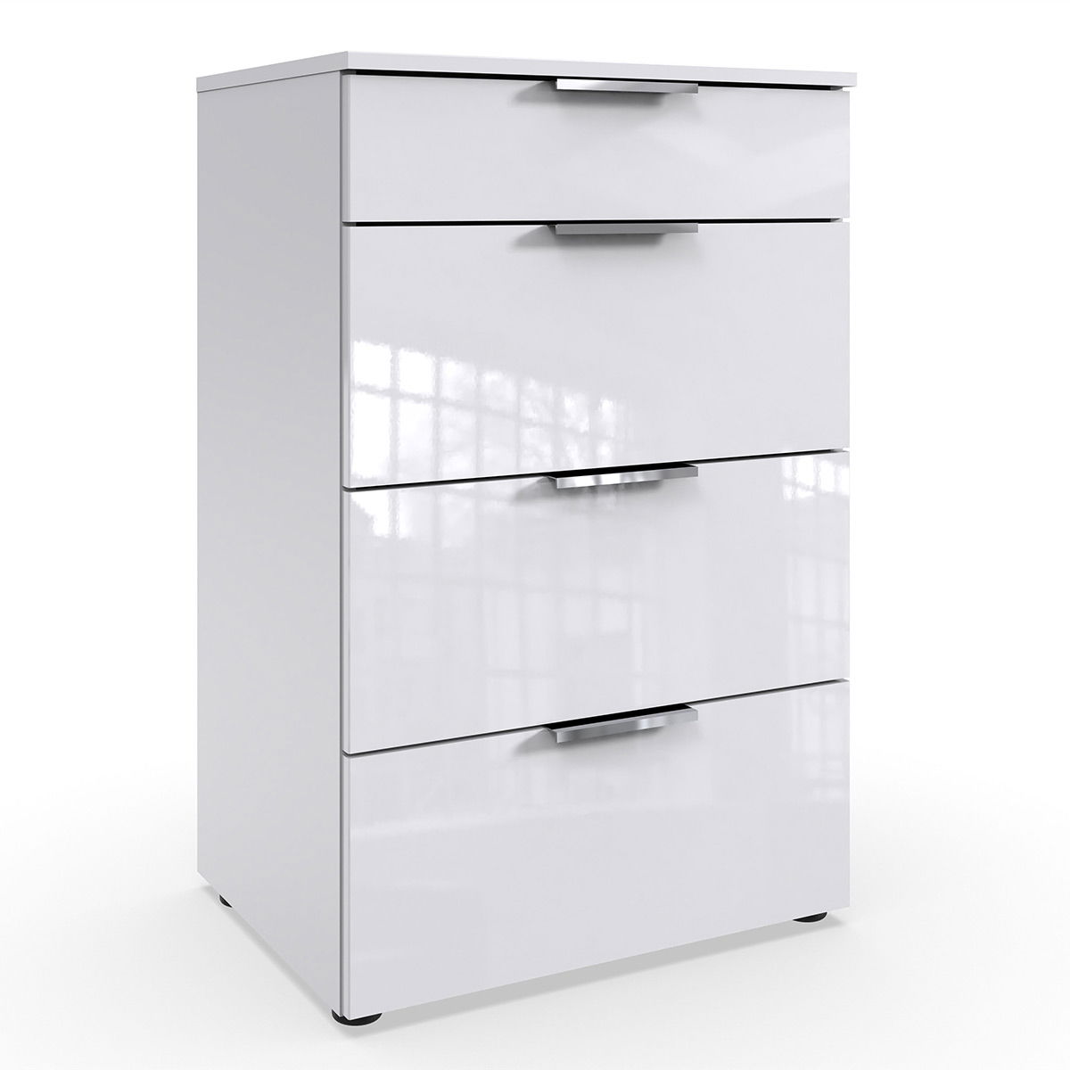 Wimex level36 D Schubkastenkommode 54 cm 4S Weiß