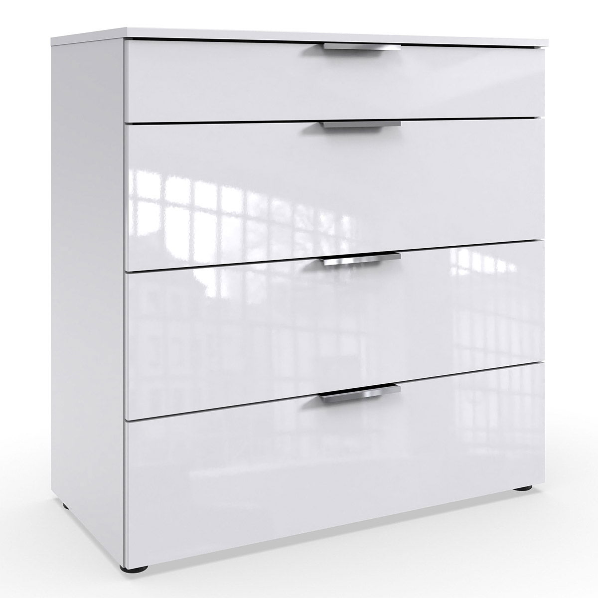Wimex level36 D Schubkastenkommode 81 cm 4S Weiß