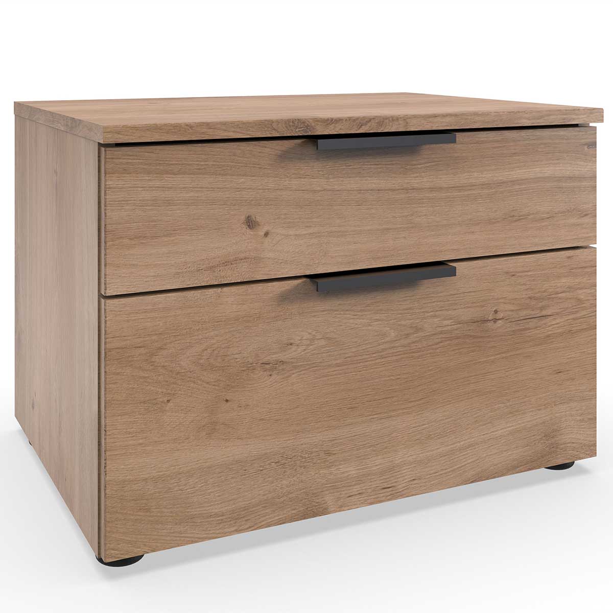 Wimex level36 black A Schubkastenkommode 54 cm 2S Plankeneiche Dekor