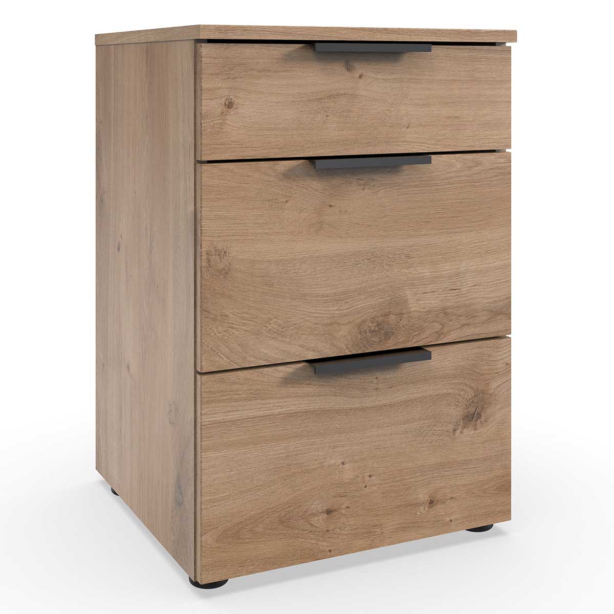 Wimex level36 black A Schubkastenkommode 41 cm 3S Plankeneiche Dekor