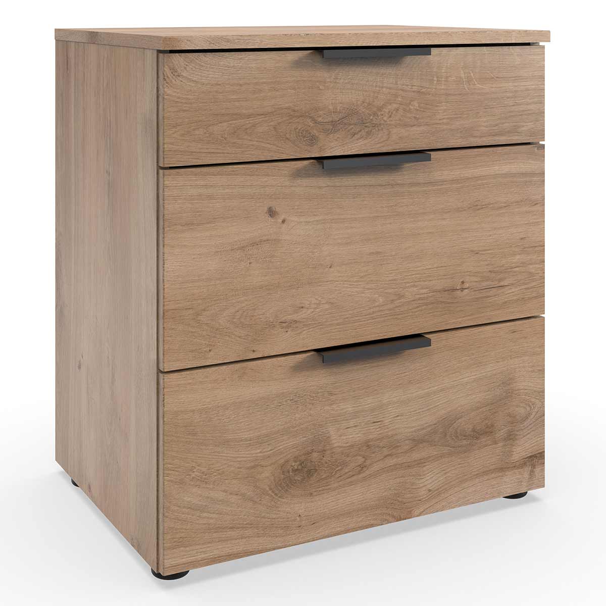 Wimex level36 black A Schubkastenkommode 54 cm 3S Plankeneiche Dekor
