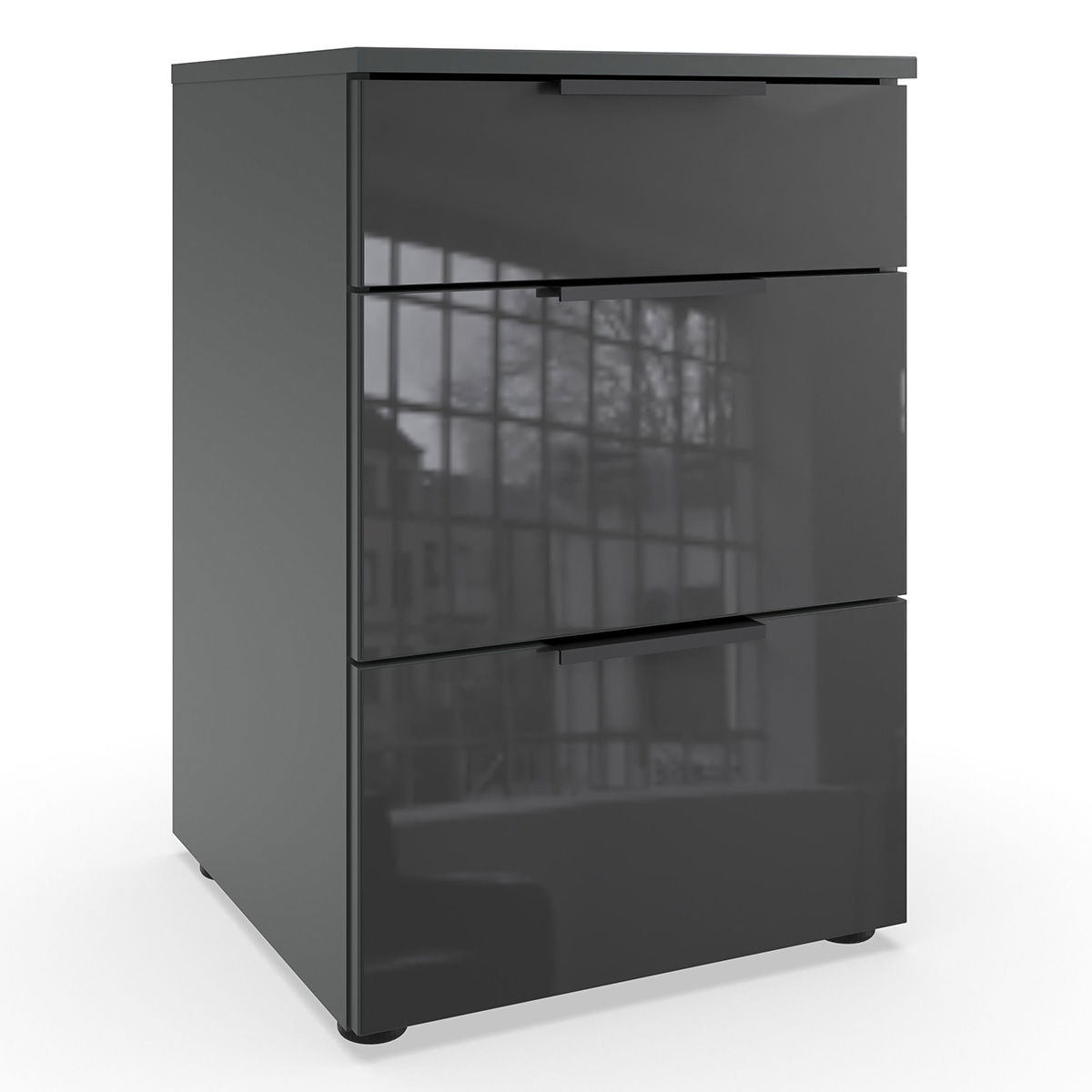 Wimex level36 black C Schubkastenkommode 41 cm 3S Grey/Graphit