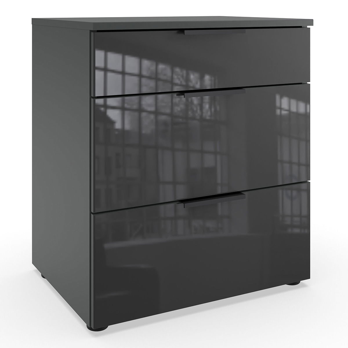 Wimex level36 black C Schubkastenkommode 54 cm 3S Grey/Graphit