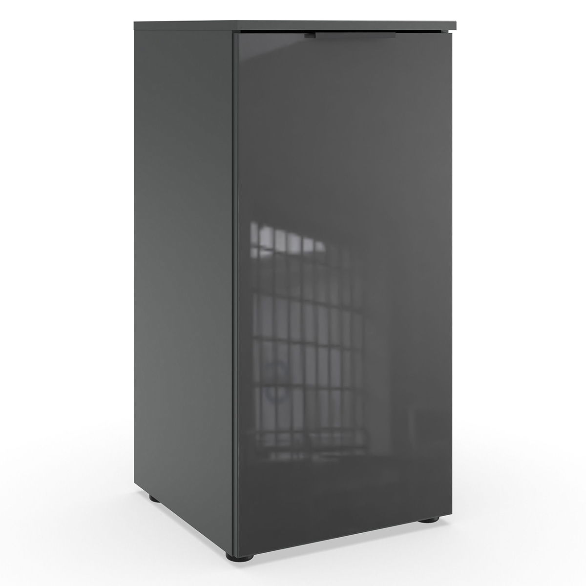 Wimex level36 black C Kommode 1T Grey/Graphit