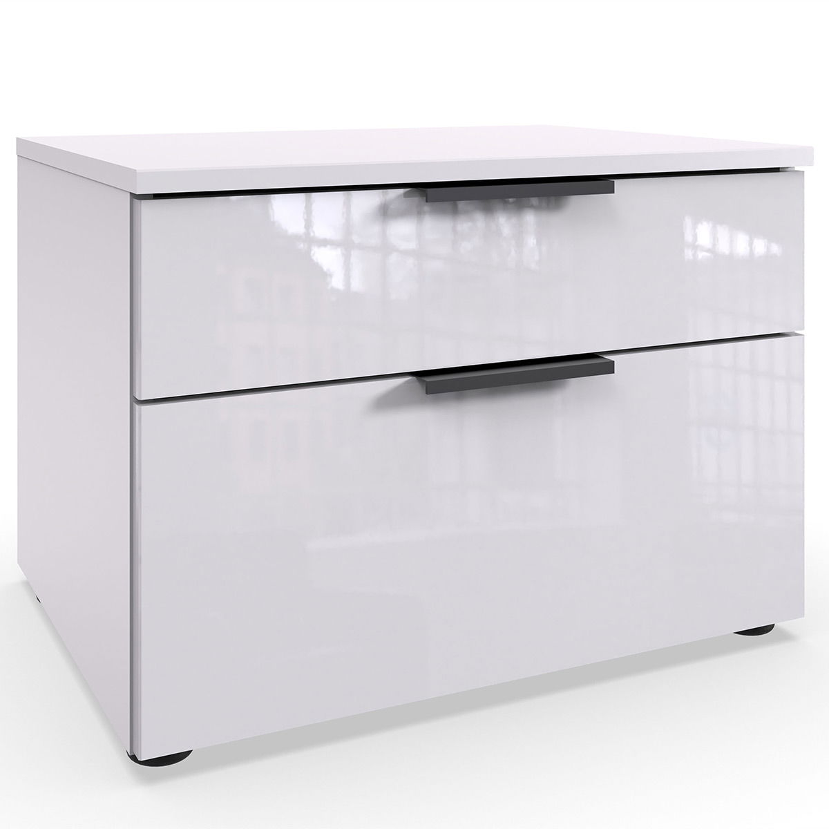 Wimex level36 black D Schubkastenkommode 54 cm 2S Weiß