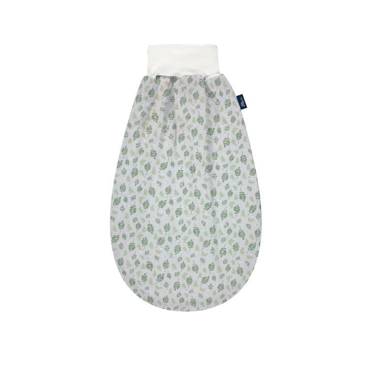 Alvi Schlupf-Mäxchen Thermo Bio-Baumwolle Drifting Leaves - für Babys von 0 bis 6 Monaten