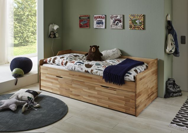 Relita LILLY Kojenbett 90x200 Buche massiv natur lackiert