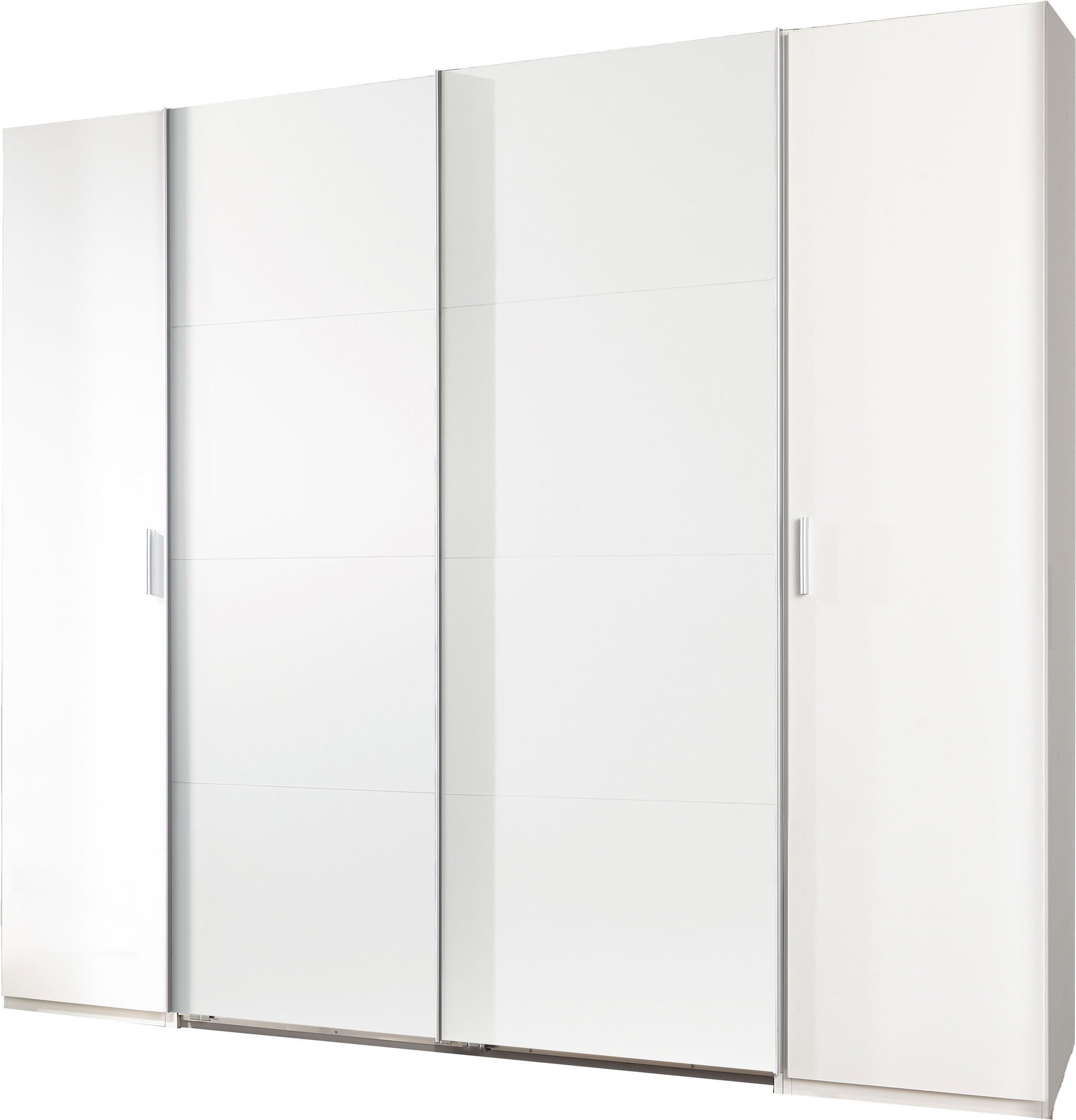Wimex Lotto Schwebetürenschrank 227 cm Weiß