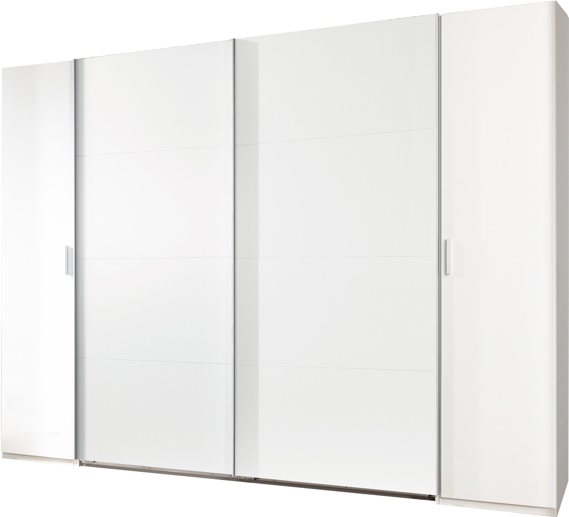 Wimex Lotto Schwebetürenschrank 272 cm Weiß