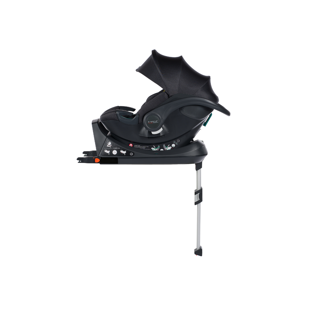 Mast Swiss M.Zero i-Size Babyschale Set DARK GREY