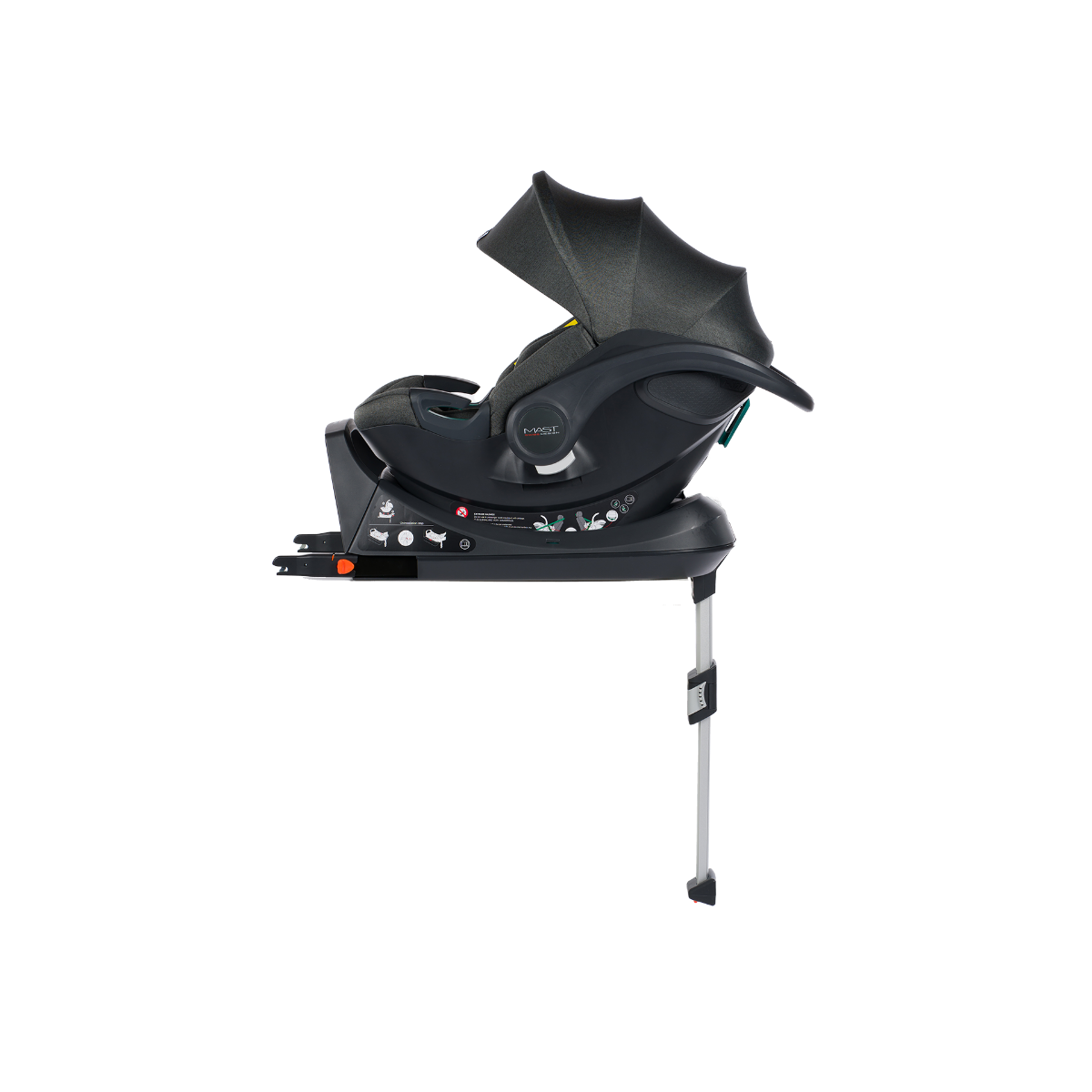 Mast Swiss M.Zero i-Size Babyschale Set VOLCANIC ASH