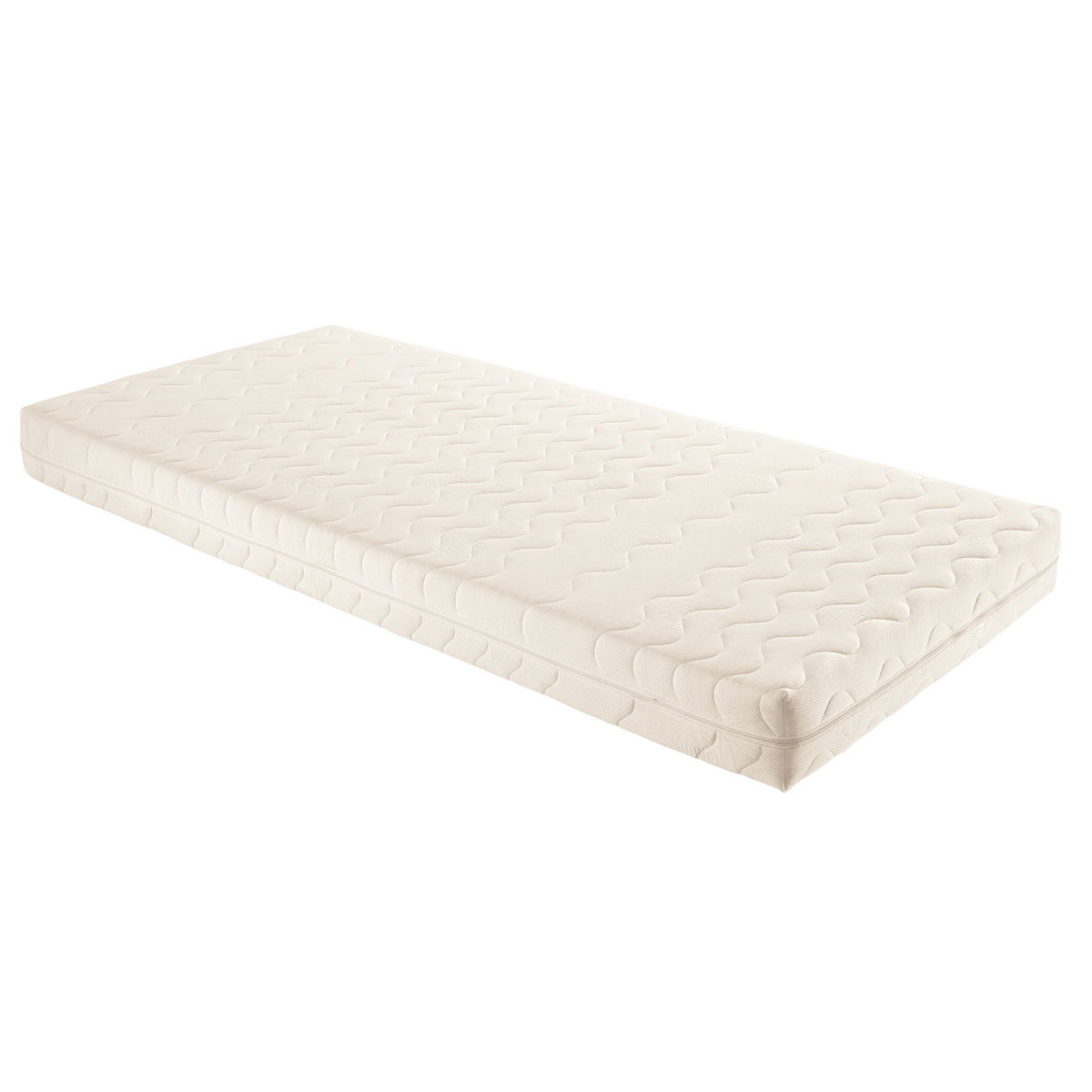 Paidi Mehrzonen-Kaltschaum-Matratze 90x190 cm Bezug AIRWELL Drell ca.14 cm ( Liegefläche: 90 x 200 cm)