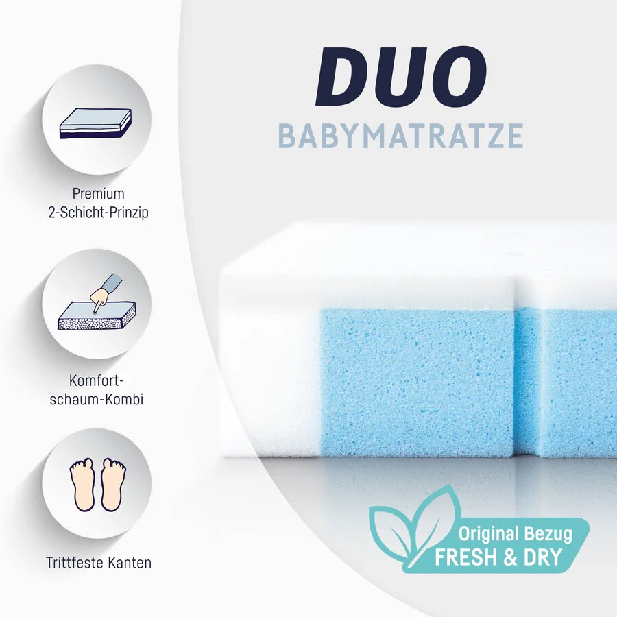 Zöllner Babymatratze DUO 70x140 cm