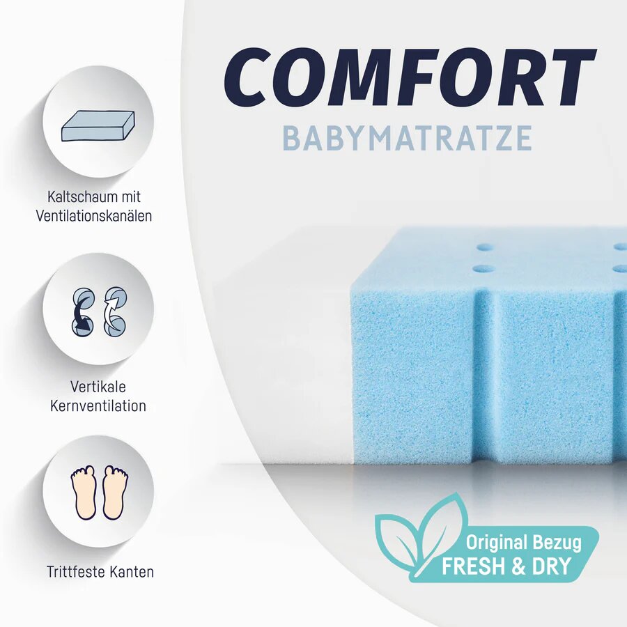 Zöllner Babymatratze Comfort 70x140 cm