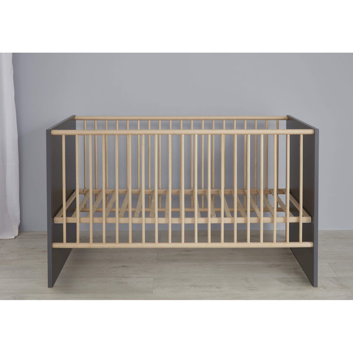 trendteam Mats Kinderbett grau