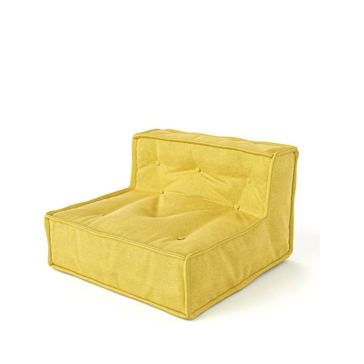 Nature Kid Kuschelsofa Modul gelb mit anti-rutsch Unterboden