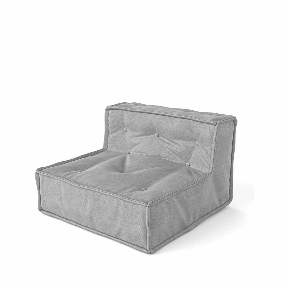 Nature Kid Kuschelsofa Modul grau mit anti-rutsch Unterboden