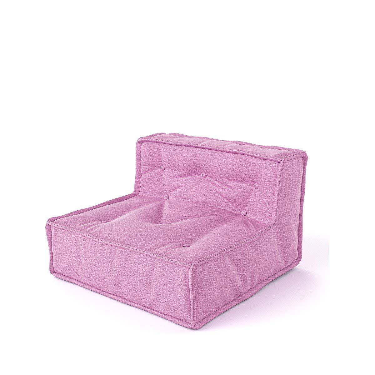 Nature Kid Kuschelsofa Modul im Lounge Stil rosa mit anti-rutsch Unterboden