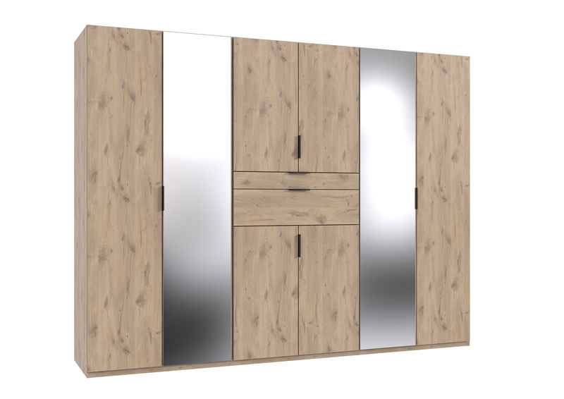 Wimex Moldau Drehtürenschrank 270CM Viking Oak Nachbildung Wimex Moldau Drehtürenschrank 270CM Viking Oak Nachbildung