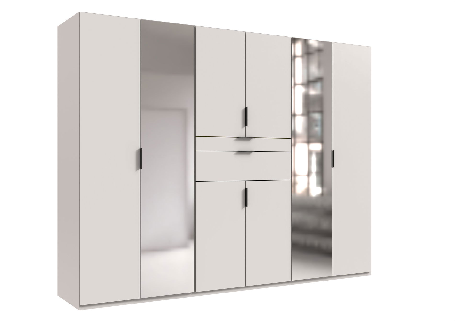 Wimex Moldau Drehtürenschrank 270CM Weiss