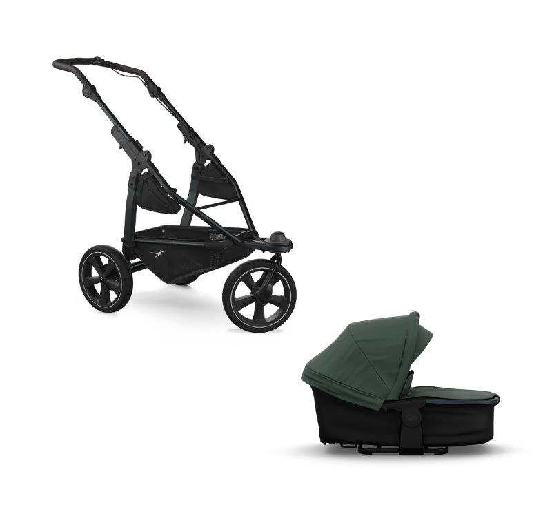 tfk mono2 Kombikinderwagen olive mit Luftkammer Radset