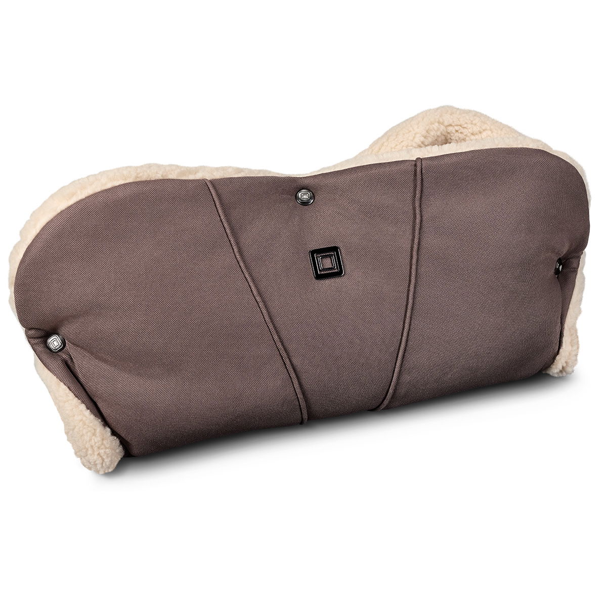 Moon Premium Handmuff tonka mit wärmendem Kunstfelleinsatz