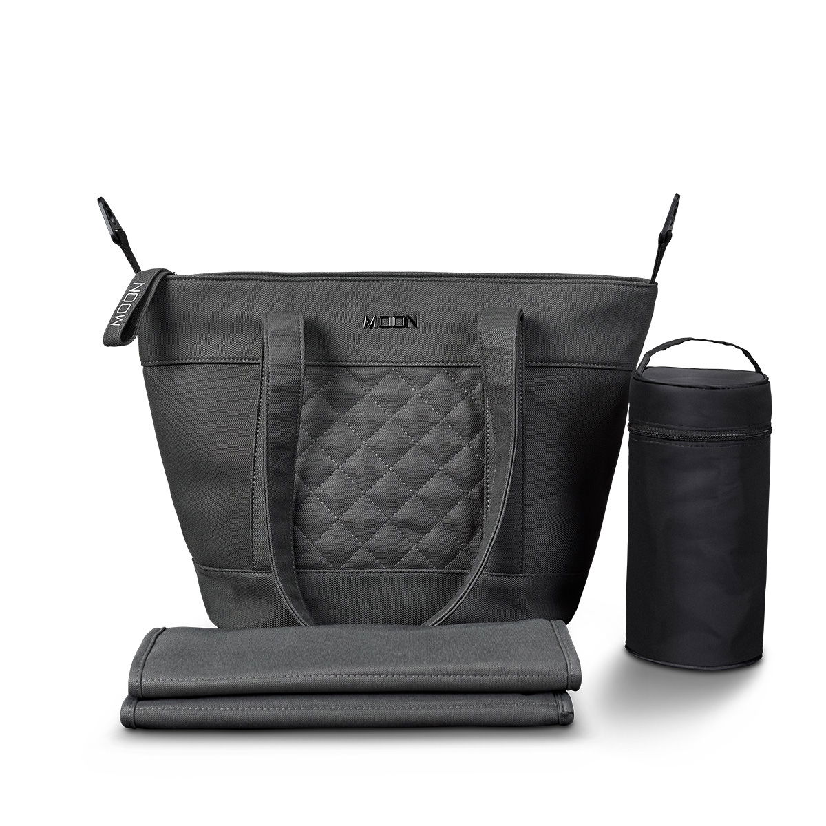 Moon V-Shape Bag - anthrazit