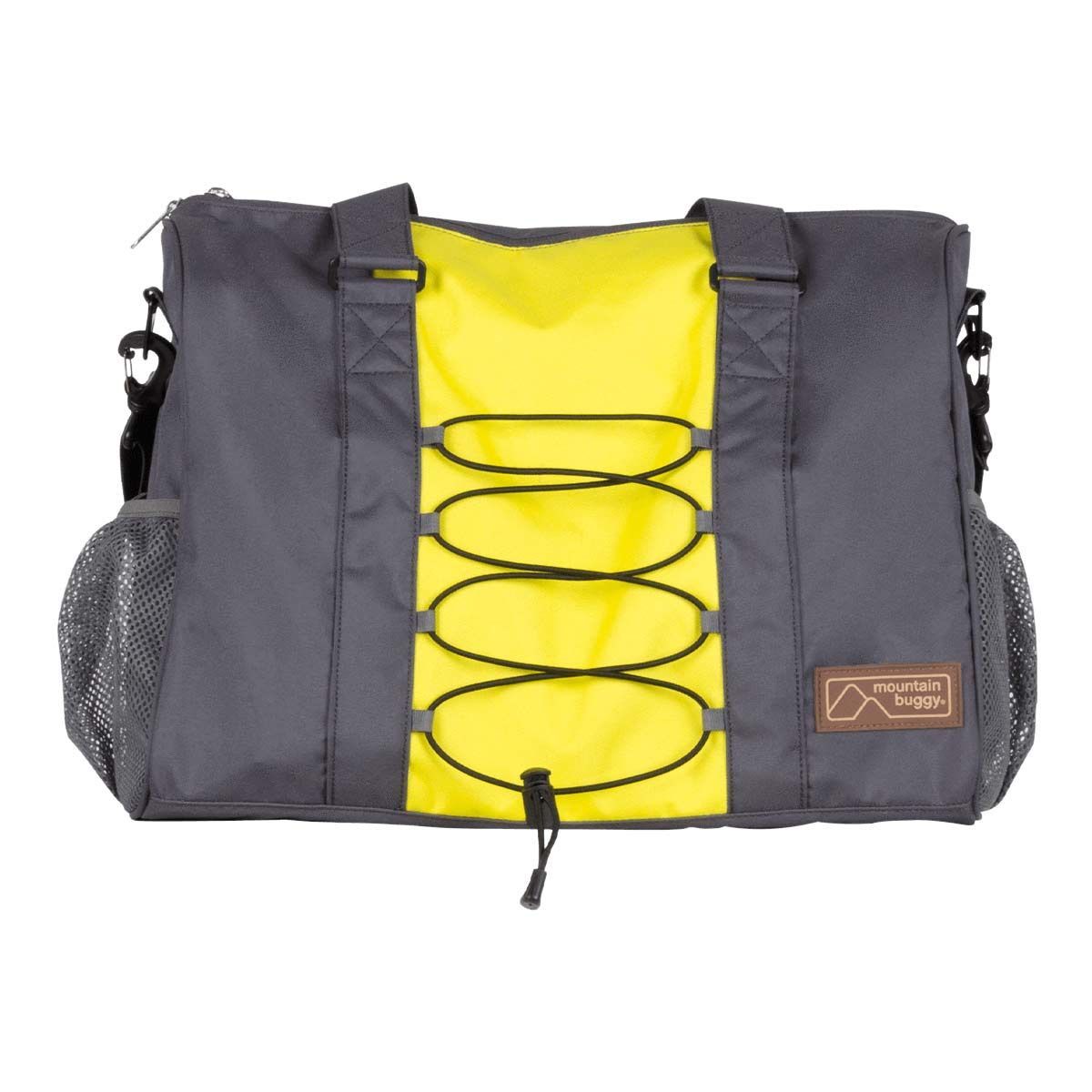 Mountain Buggy satchel Wickeltasche solus mit Umhängegurt und Befestigungsclips