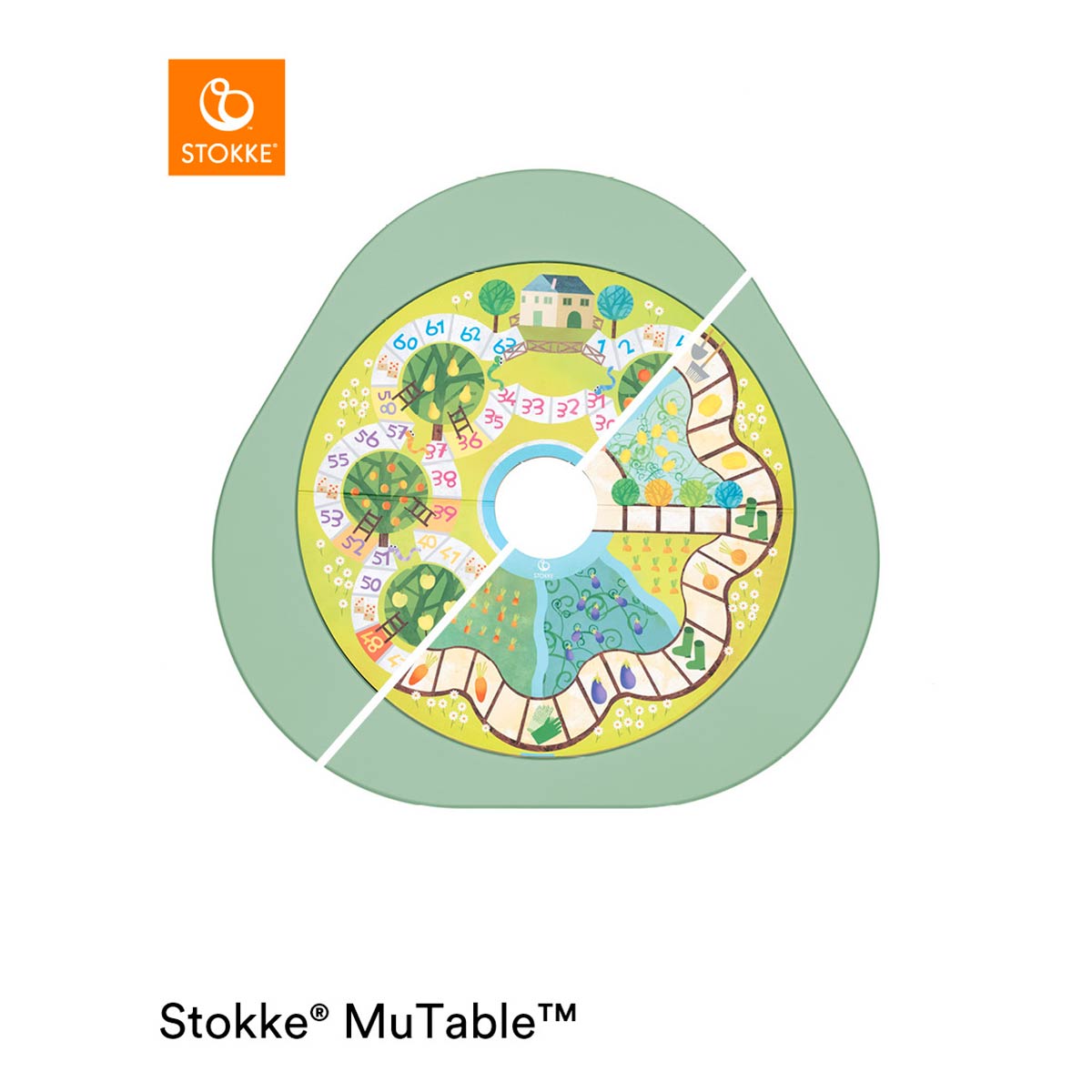 Stokke® MuTable™ Spielscheibe V2 Obst & Gemüse