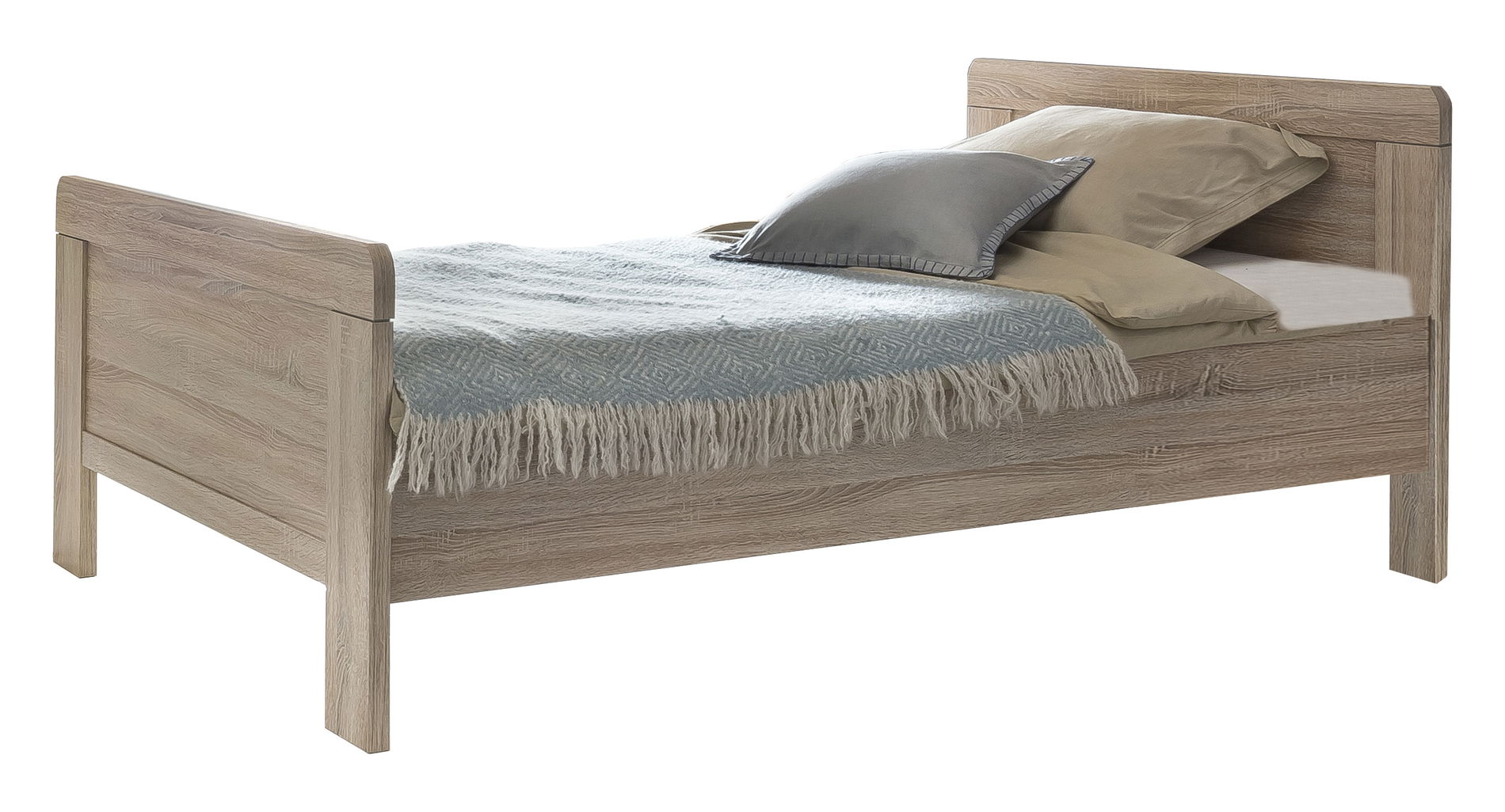 Wimex Nadja Kompaktbett 100X200CM Eiche Saegerau-Nachbildung