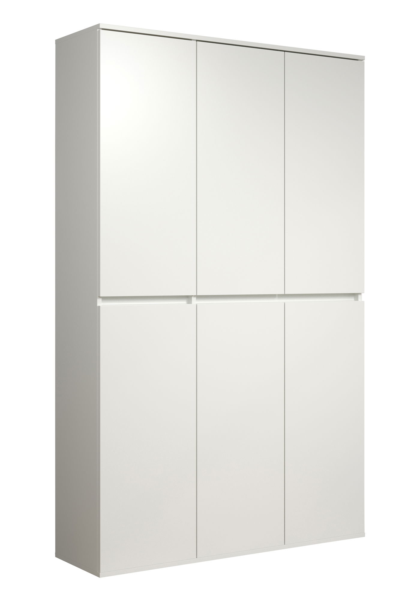 trendteam Mehrzweckschrank 6-türig Nevada weiß