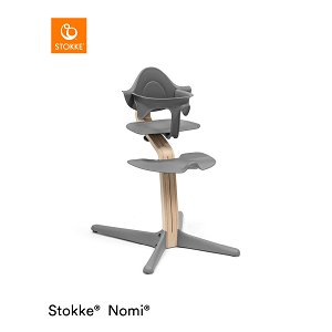 Stokke® Nomi® Stuhl mit Baby Set Natural Grey