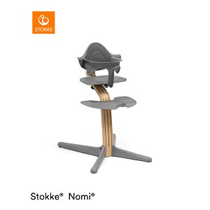 Stokke® Nomi® Stuhl mit Baby Set Oak Grey
