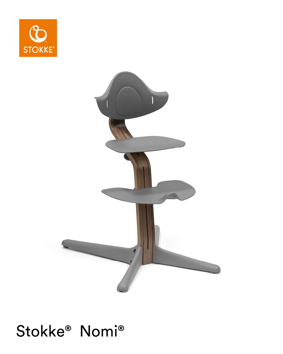 Stokke® Nomi® Chair Walnut Grey