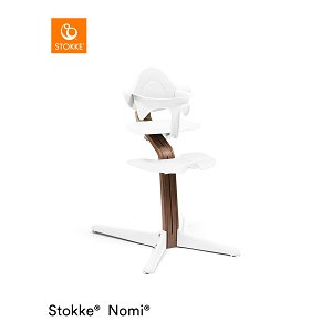 Stokke® Nomi® Stuhl GRATIS mit Baby Set Walnut White