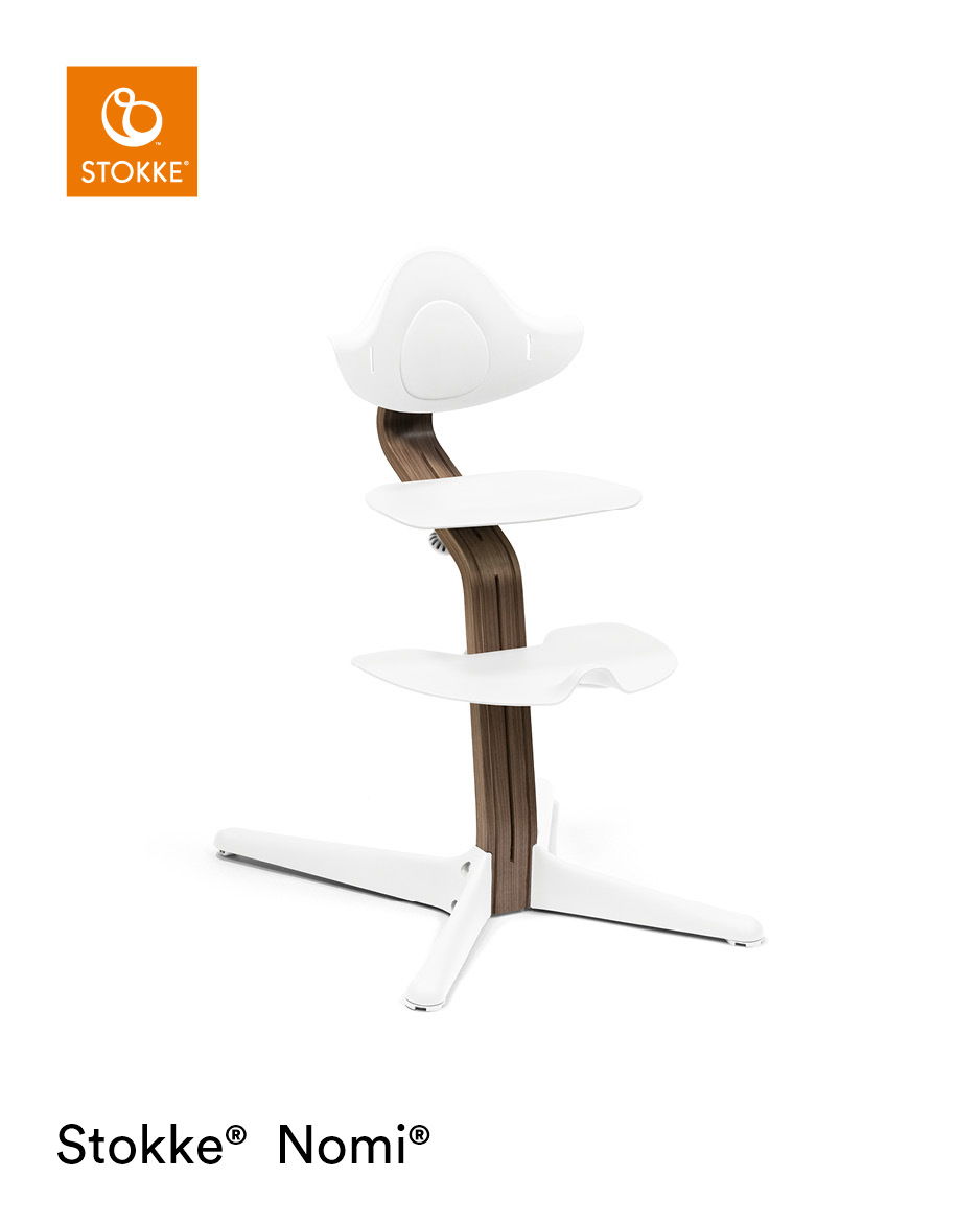 Stokke® Nomi® Chair Walnut White