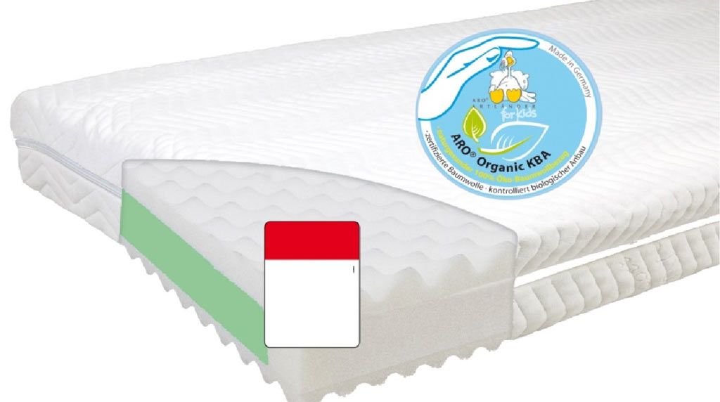 Artländer ARO Non Plus Ultra kbA Matratze 70 x 140 cm Bio Baumwolle medicott® Finish