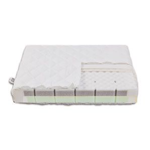 Artländer ARO Noppy Kaltschaum Duo Matratze 70 x 140 cm Aloe Vera Baumwoll-Frottee Bezug