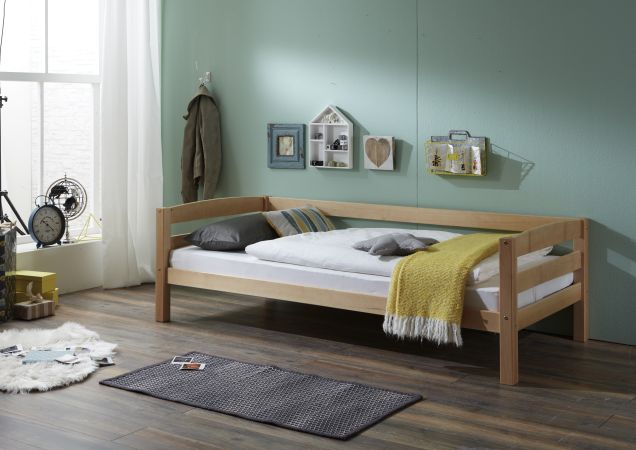 Relita NORA Sofabett Buche massiv Natur 90 x 200 cm