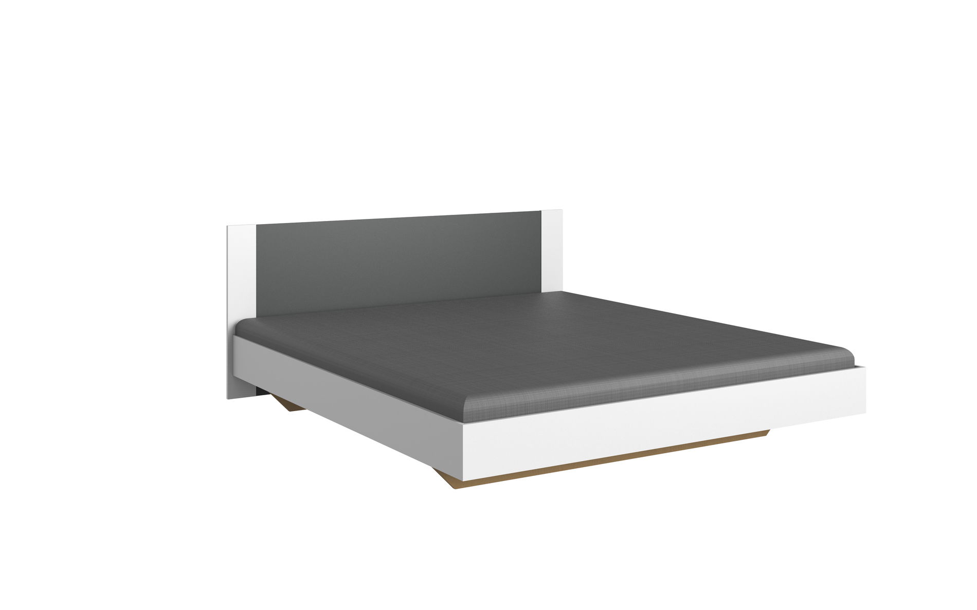 Wimex Nora Futonbett 160 x 200 cm Weiß/Grafit