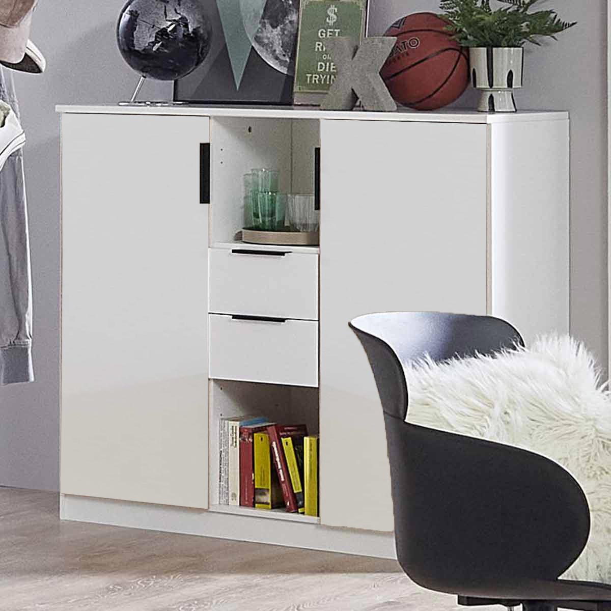 Wimex Norderney Highboard Weiß